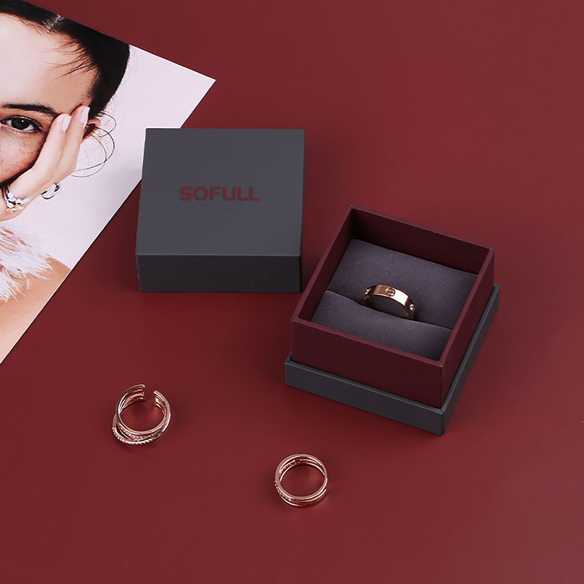 Individuelle Ohrringboxen