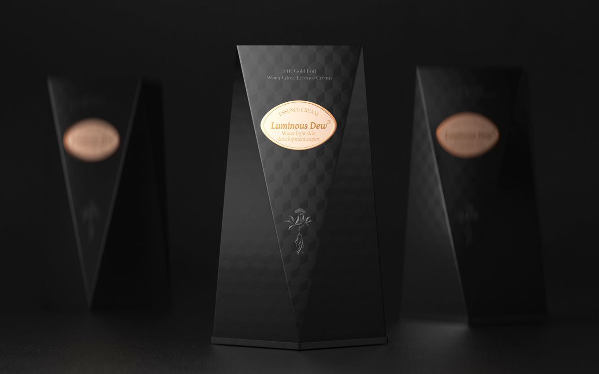 Emballage de parfum lumineux